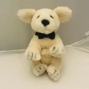 Vintage 2002 Victoria’s Secret Limited Edition Spike Puppy Dog Plush Bow Tie
